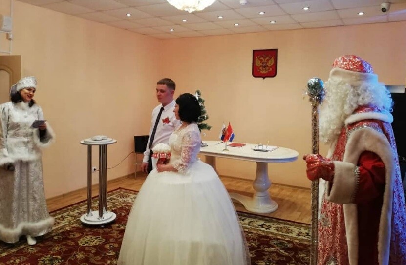31 декабря в Приамурье поженились 19 пар