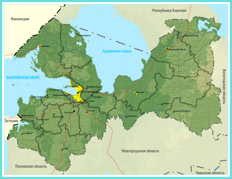 Насколько актуальна карта Ленинградской области в 2024 году